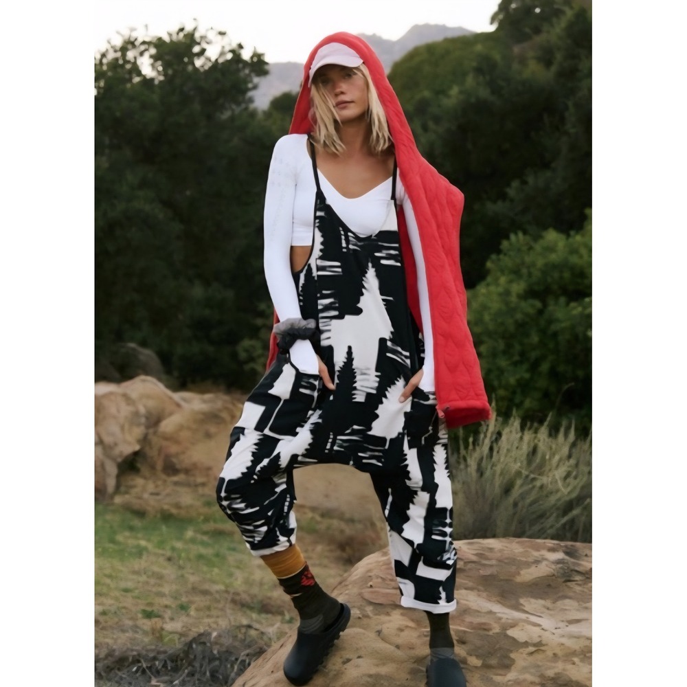 Free People Movement Winter Forest Hotshot Onesie Jumpsuit Size Extra Small
